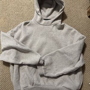 Essentials Fear of God Oatmeal Hoodie